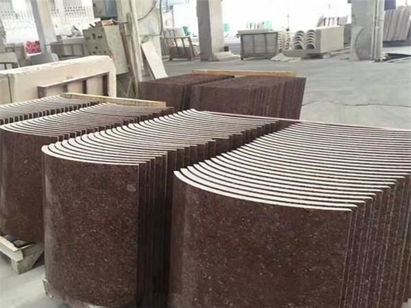 india red granite column pillar tiles