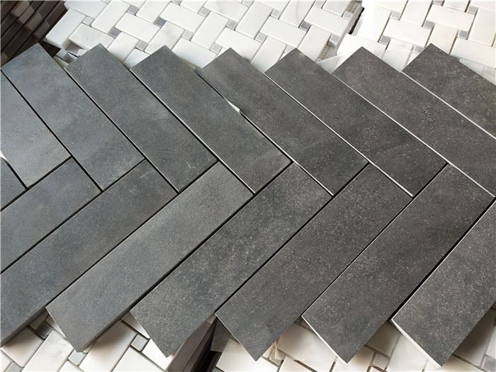 Black basalt mosaic tile wall mosaic