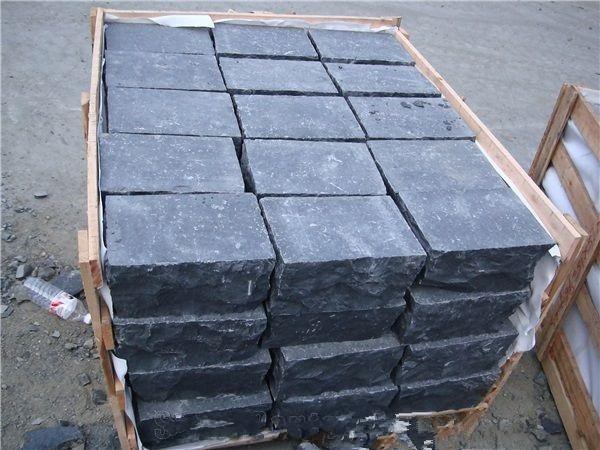 zhangpu black granite cubestone pavers