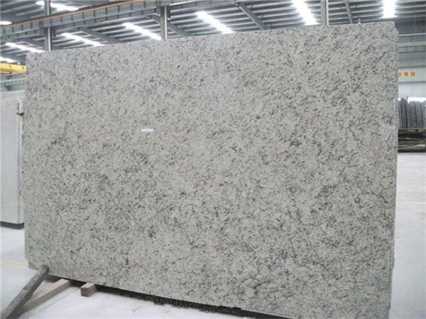 brazilian white rose granite slab