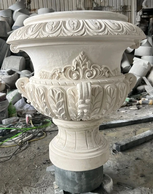 Limestone Flower Pot