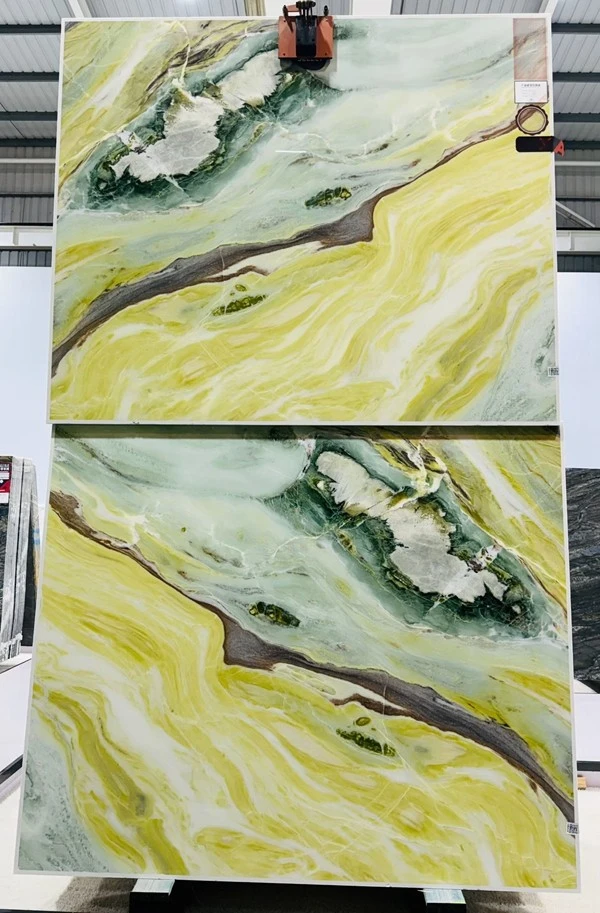 Dreaming Green Marble Book Matched