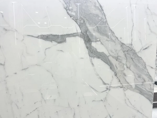 Statuario Venato marble kitchen